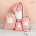 Custom printing recycled Basic Drawstring Tote Cinch Sack Promotional Backpack polyester sport drawstring bags